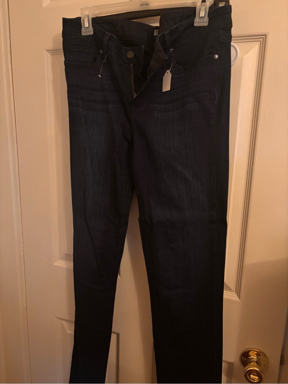PAIGE Dark Indigo Skinny Jeans